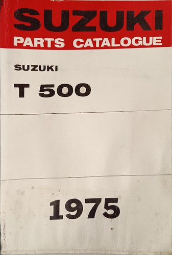 Suzuki t500 titan parts list - suzuki,